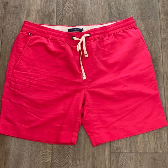 Tommy Hilfiger Shorts | Mens Shorts for Sale | Color: Red | Size: XL | Jimmyhero's Closet
